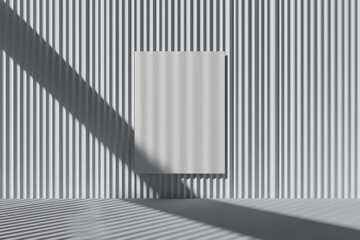 A standalone advertising billboard mockup with a blank space, set against a white background.