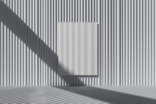 A standalone advertising billboard mockup with a blank space, set against a white background.