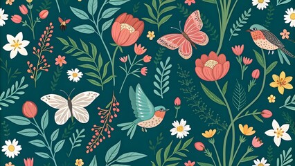 Diversity of flower and animal species