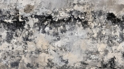 Fototapeta premium A captivating exploration of weathered building facade, showcasing the timeless beauty of aged textures. A stunning artistic representation of a gray stone wall.