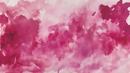 Fototapeta premium Abstract Watercolor Painting in Shades of Pink