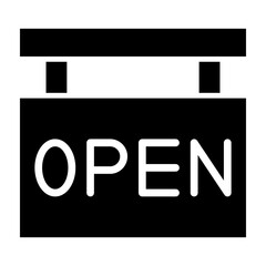 Open Glyph Icon Design