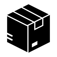 Package Glyph Icon Design