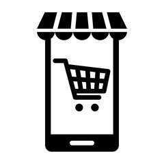 Ecommerce Glyph Icon Design