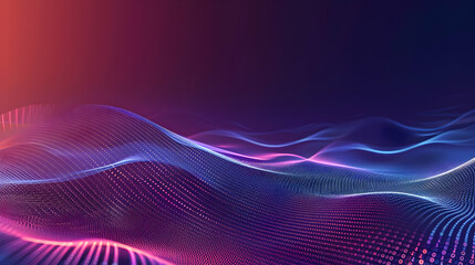 Abstract waves of vibrant colors flowing seamlessly in a digital landscape, evoking motion and energy