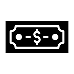 Cash Glyph Icon Design
