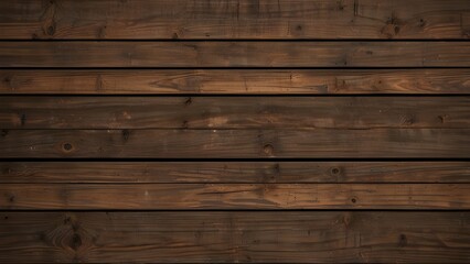 Old brown weathered distressed wood planks background Generative AI