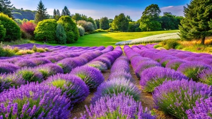 Captivating Lavender Garden in Bloom