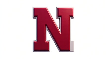 Fototapeta premium College Sports Jersey Font Design - White Background - High Quality