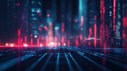 Fototapeta premium Futuristic Cityscape