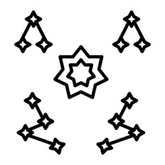 Constellation Map.line icon
