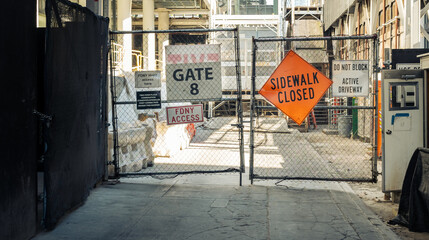 Construction Site Entrance