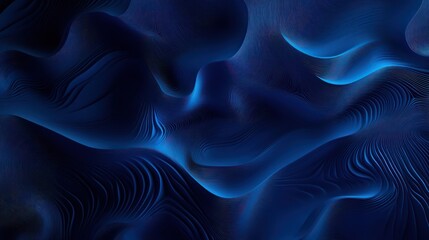 Obraz premium Abstract Blue Waves