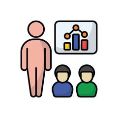 Presentation vector icon
