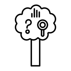 Knowledge Tree.line icon