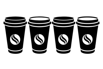set of four cups