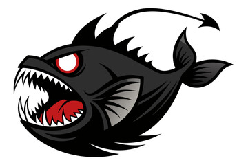 black and white fish