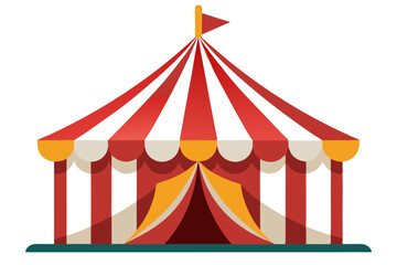 Obraz premium circus tent vector illustration