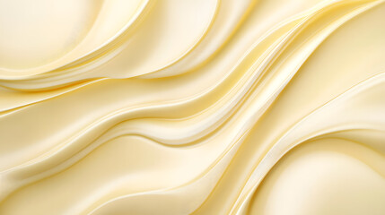 Fototapeta premium A light yellow palette with smooth curves and abstract patterns, creating a welcoming and creative visual style.