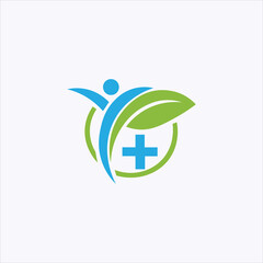 Medical health care logo design templates