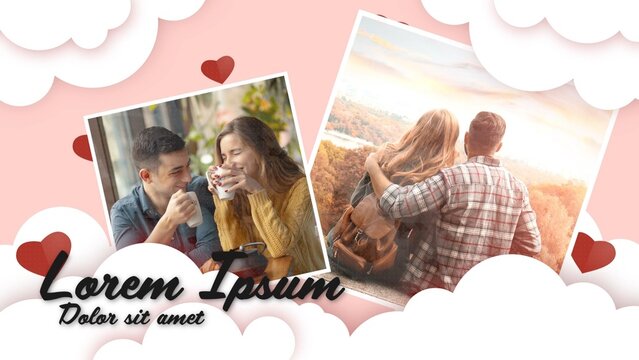 Romantic Loving Hearts Slideshow