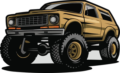 monster truck vector.eps