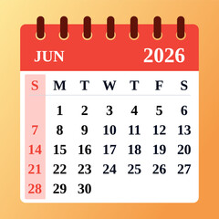 June 2026 Calendar and Productivity Map. june march 2026 Monthly Calendar and Planner, Strategic Jun 2026 Time Planner. Flat design