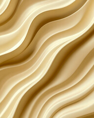 Obraz premium Flowing golden waves creating an elegant abstract background