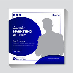 Corporate social media post design 
