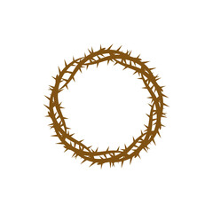 Brown Crown of Thorns, Jesus Christ, Religious Symbol, Christian Faith, Holy Week, Passion, Sacrific