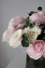 Bouquet of colourful spring flowers