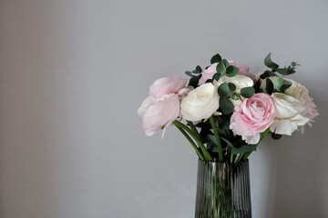 Bouquet of colourful spring flowers