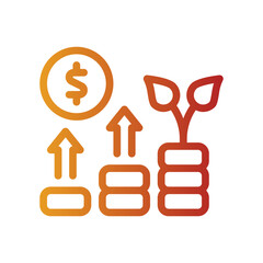 wealth gradient icon
