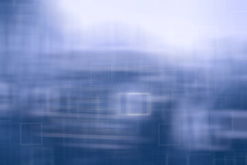 Obraz premium blurred abstract / blue violet gradient background square bokeh, beautiful technological modern background, blurred lines abstract gray