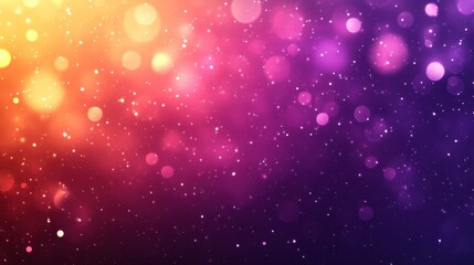 Vibrant bokeh background with warm and cool tones