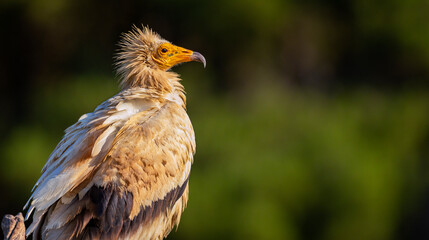 Egyptian Vulture, Neophron percnopterus, Agricultural Fields, Castilla y Leon, Spain, Europe