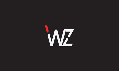 WZ, ZW, W, Z Abstract Letters Logo Monogram