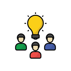Brainstorm  vector icon