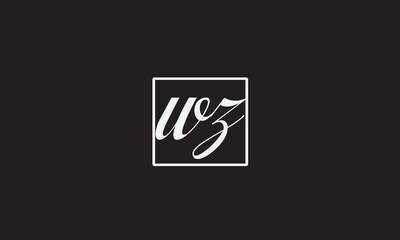 WZ, ZW, W, Z Abstract Letters Logo Monogram