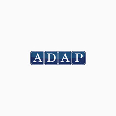 Fototapeta premium adap letter logo fully editable vector template