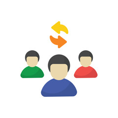 Team Update vector icon