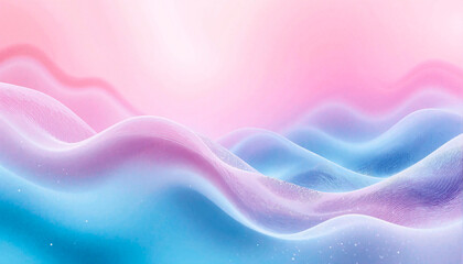 Soft flowing white lines over a pastel pink and blue gradient, dreamy and modern aesthetic for medical presentations and design