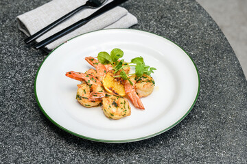 Grilled Mooloolaba prawns