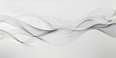 Obraz premium An abstract and dynamic kinetic artwork against a stark white backdrop, Minimalist forms in dynamic motion, Kinetic artwork minimalist style