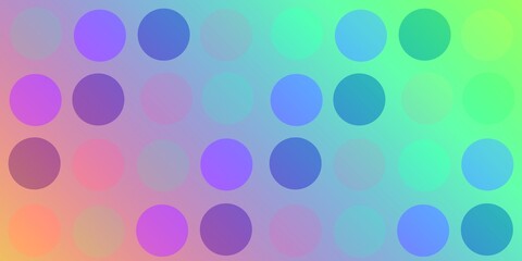 Vibrant Gradient Circles Background Design
