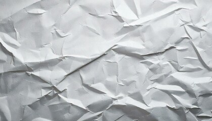 Obraz premium シンプルで美しい、白いシワのある紙のテクスチャ背景