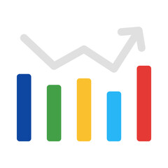 Statistics flat icon