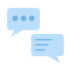 Chatting flat icon