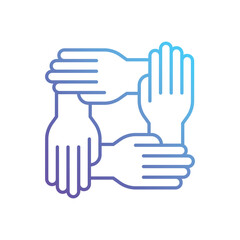 Teamwork vector icon