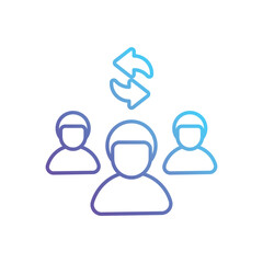 Team Update vector icon